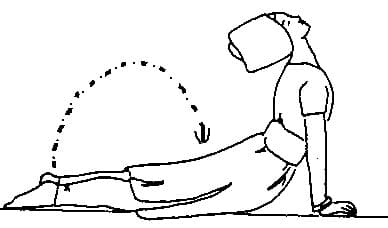 Lie on the stomach