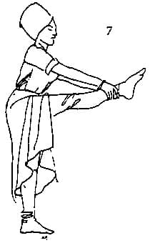 Stand on the left foot