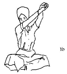 Sit in Easy Pose (cross-legged), view 2