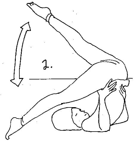 Come up into Shoulder Stand