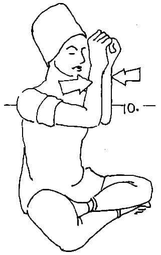 Remain in Easy Pose