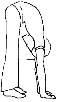13. Squat down into Frog Pose, view 2