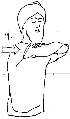 14. Sit in Easy Pose
