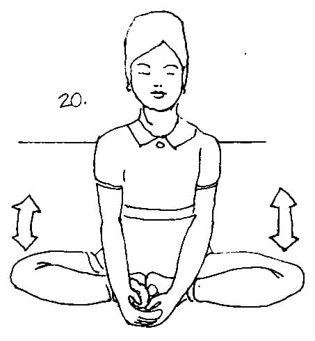 20. Remain in a seated position