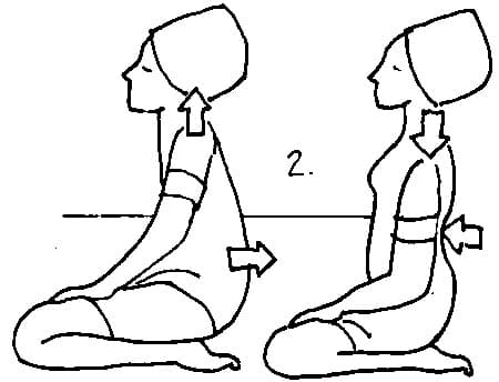2. Sit in Rock Pose