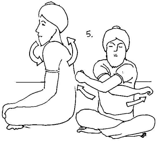 5. Sit in Easy Pose