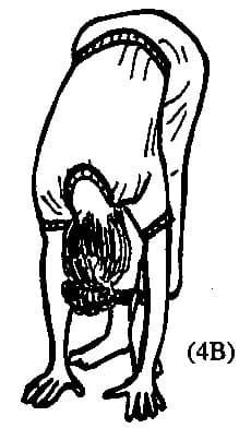 Come into Frog Pose, view 2