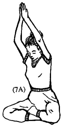 7. Sit in Easy Pose.