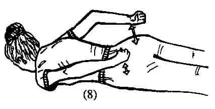 8. Lie on the stomach