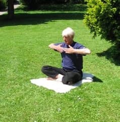 Heart Center Stretch for Healing., view 2