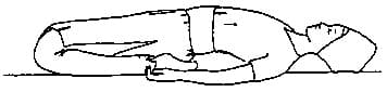 From-CHILD POSE, lean back