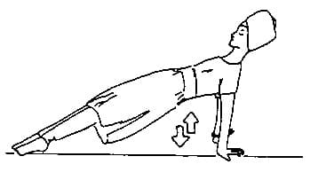 Immediately come into PLATFORM Pose