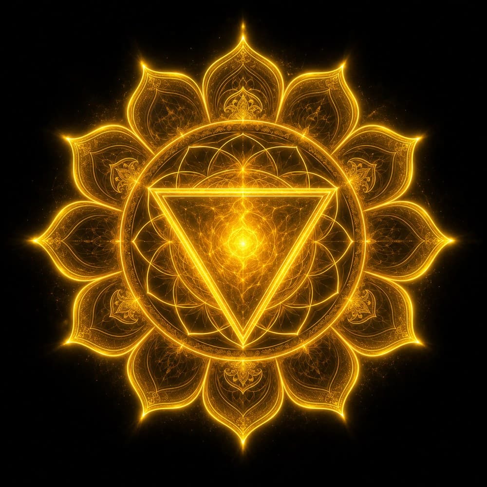 Manipura chakra emblem