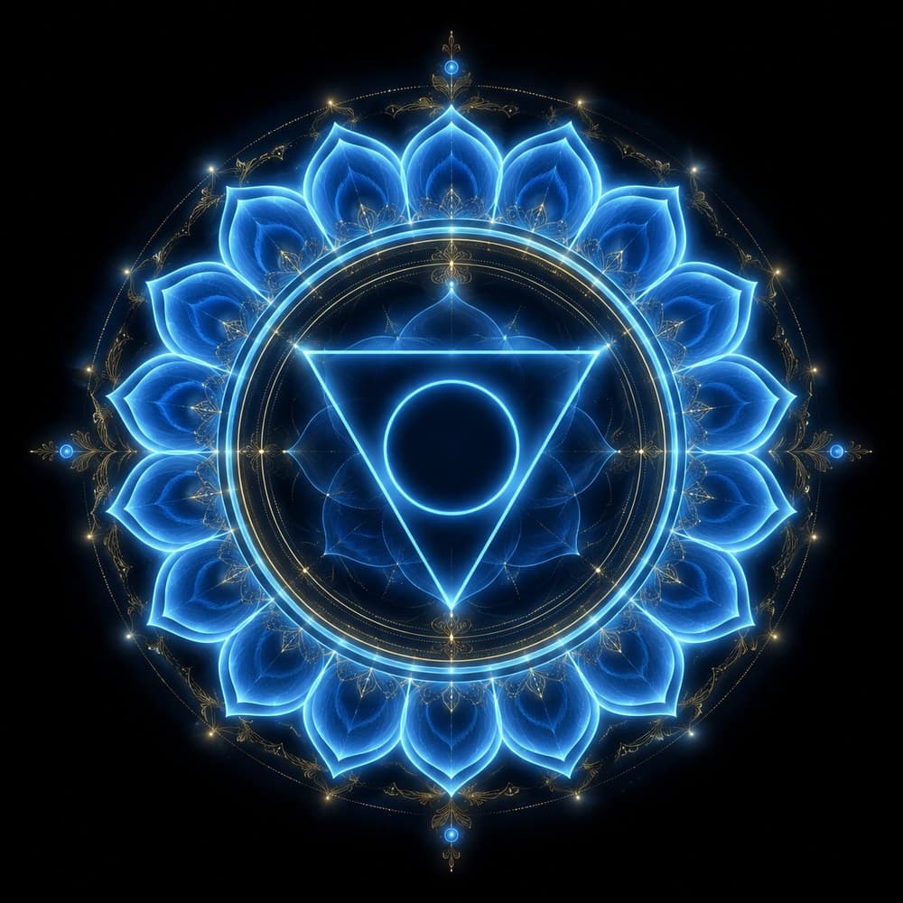 Vishuddha chakra emblem
