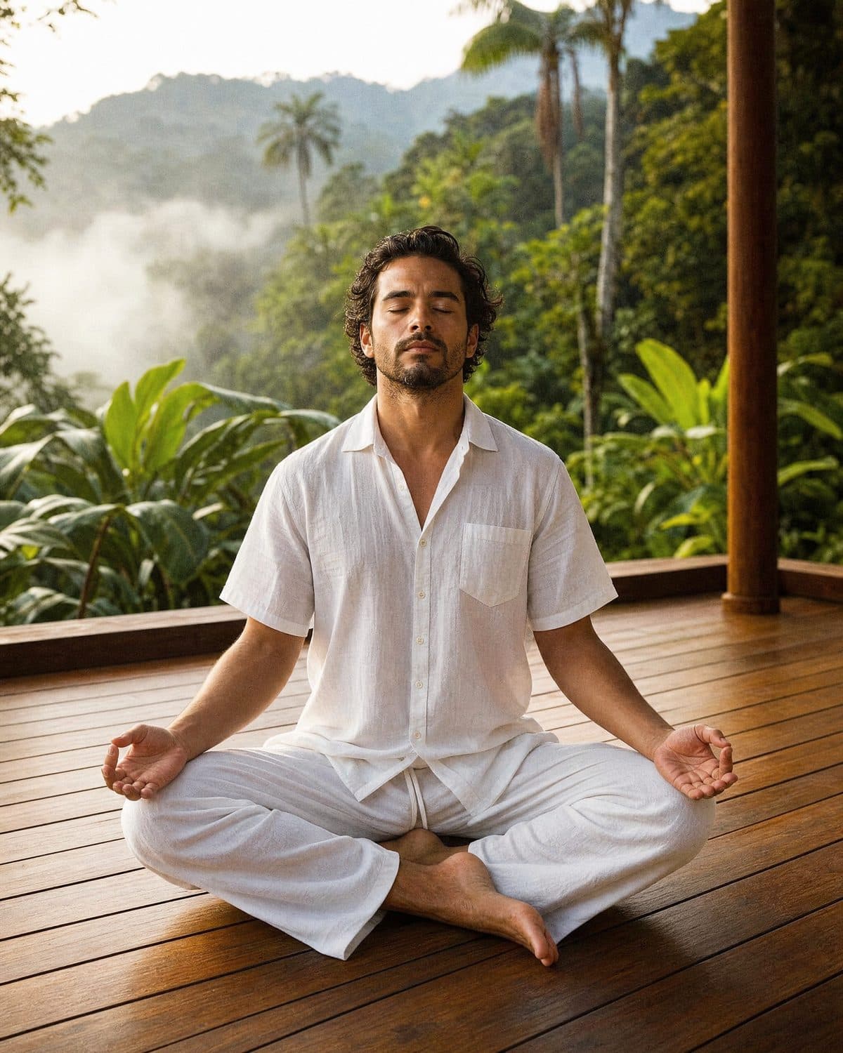 Sit in Easy Pose