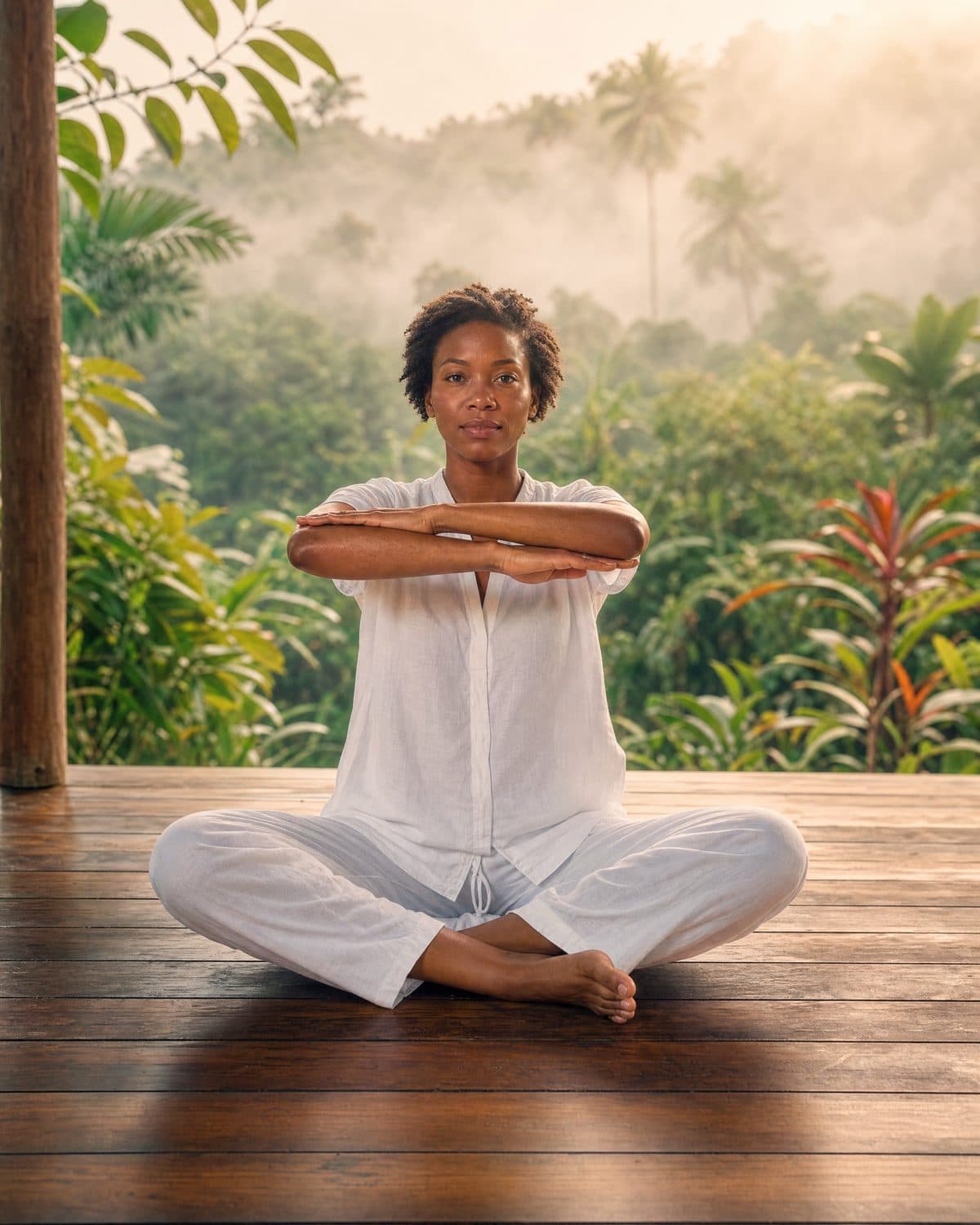 14. Sit in Easy Pose