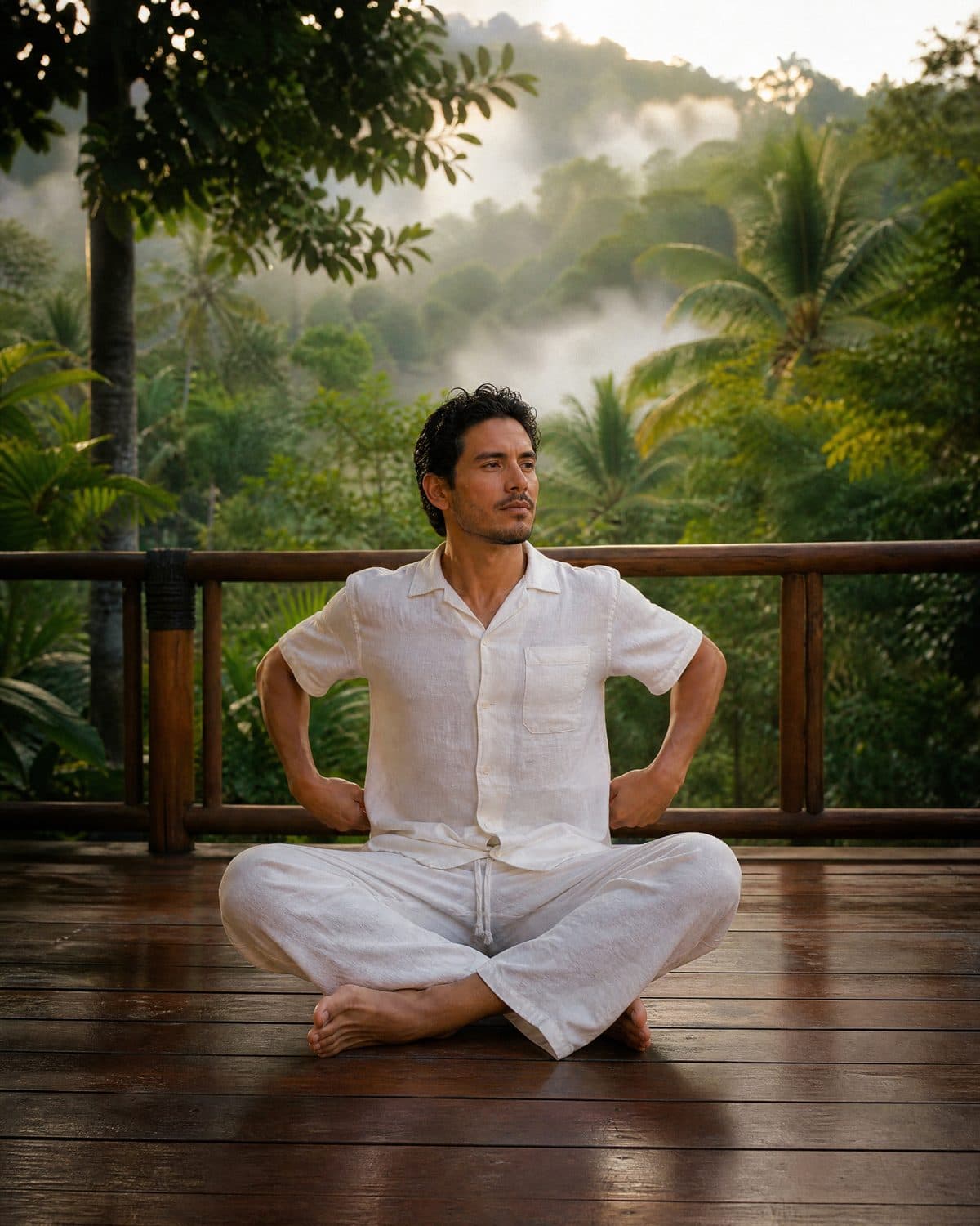 Sit in Easy Pose
