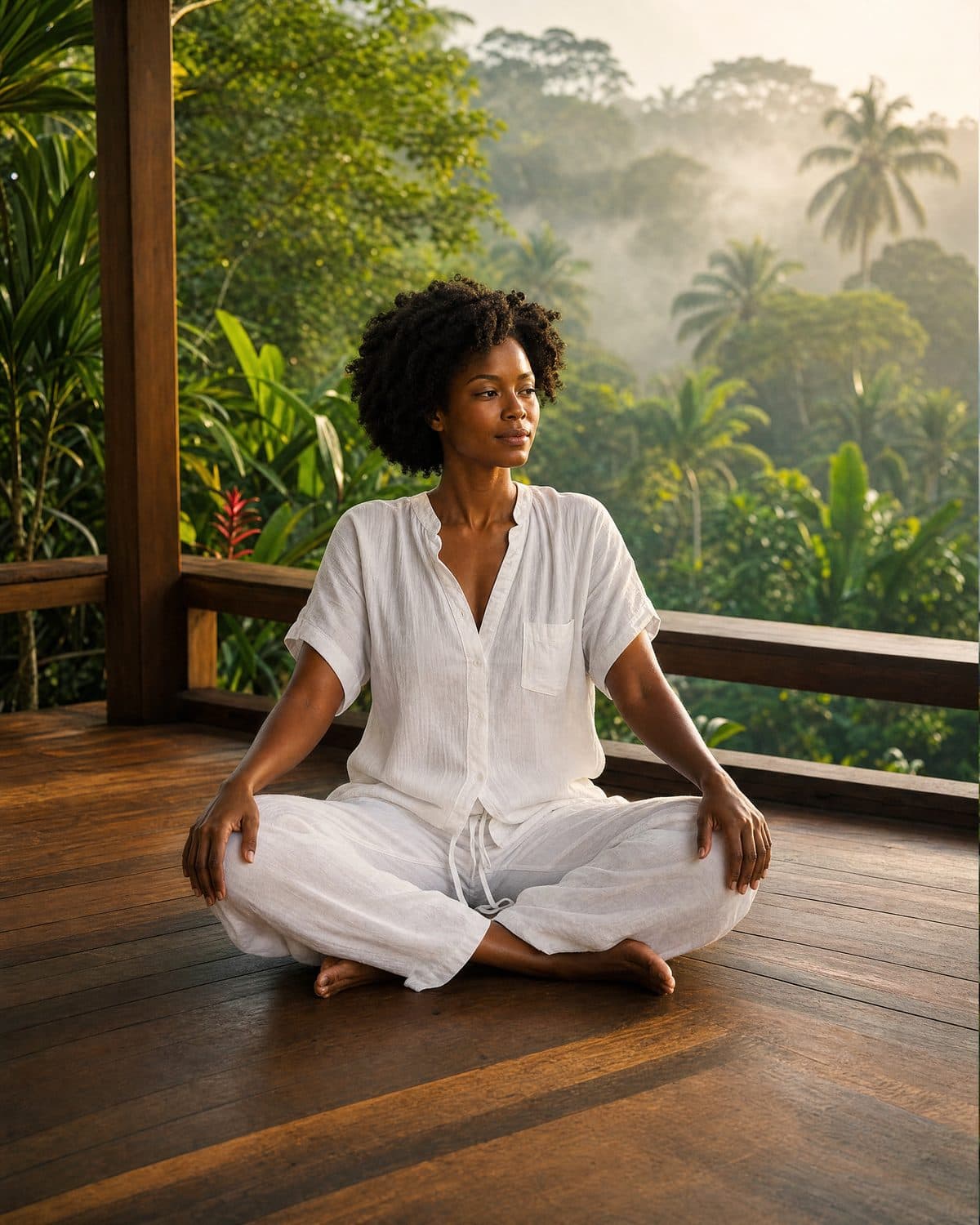 5. Sit in Easy Pose