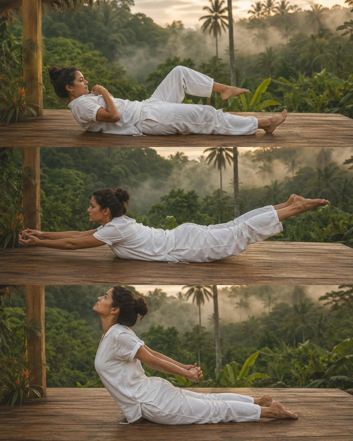 On your back,