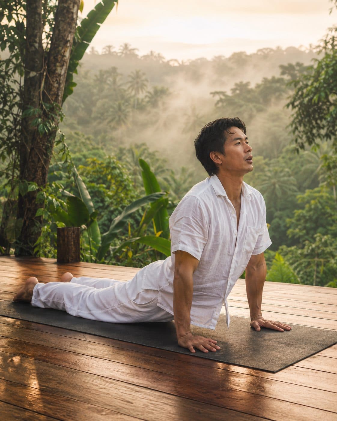 Immediately come into COBRA POSE